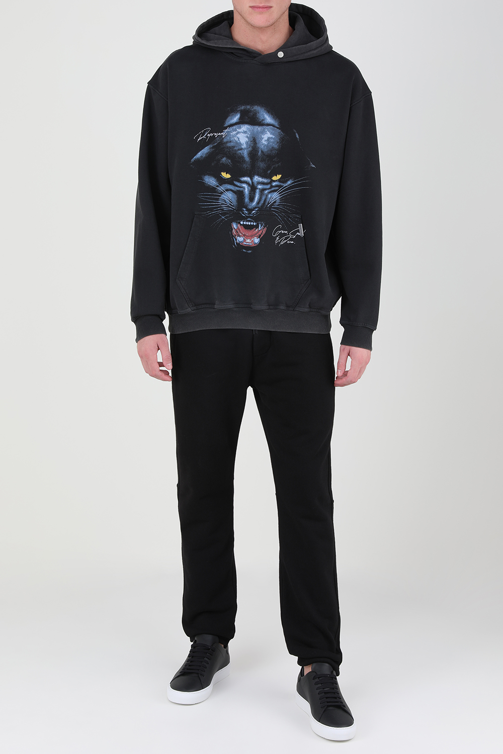 סוושטירט קפוצ'ון יגואר מכותנה